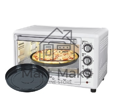 Мини-печь Sakura SA-7001WP 35л, духовка 1600Вт, механ.управление, 3 режима работы духовки (верх, низ, верх+низ), таймер на 60 минут, регулировка температуры духовки, комплектация - металлическая решетка, противень, круглая форма для выпечки (230х50 мм), у