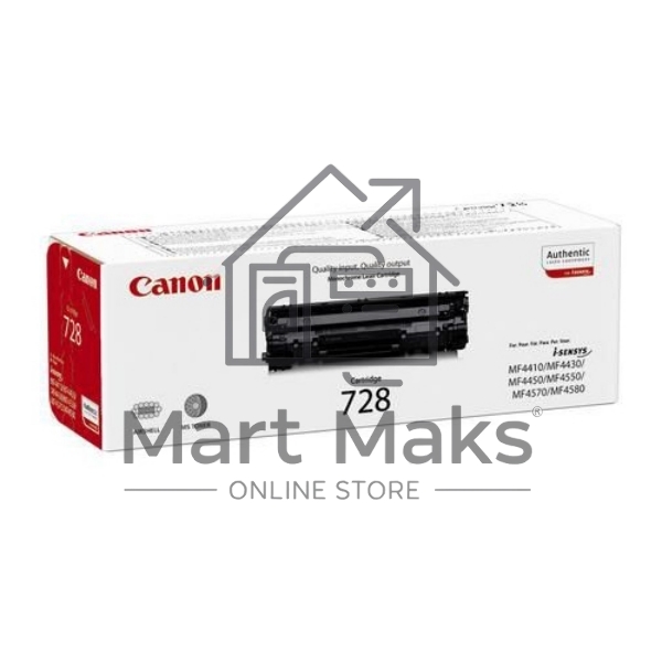 Картридж лазерный Canon 728 черный (2100 стр.) для Canon MF4410/4430/4450/4550/4570/4580