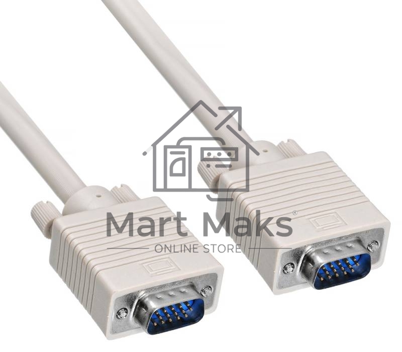 Удлинитель Buro кабеля VGA-15M/Fpro SVGA 15m/f для LCD мониторов 2 фильтра 1.8м