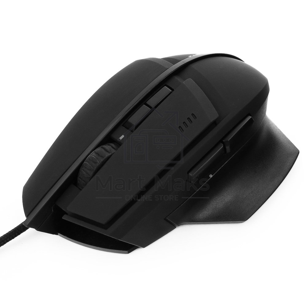 Мышь проводная Гарнизон GM-740G черный, 3200 dpi, USB, кнопки - 7