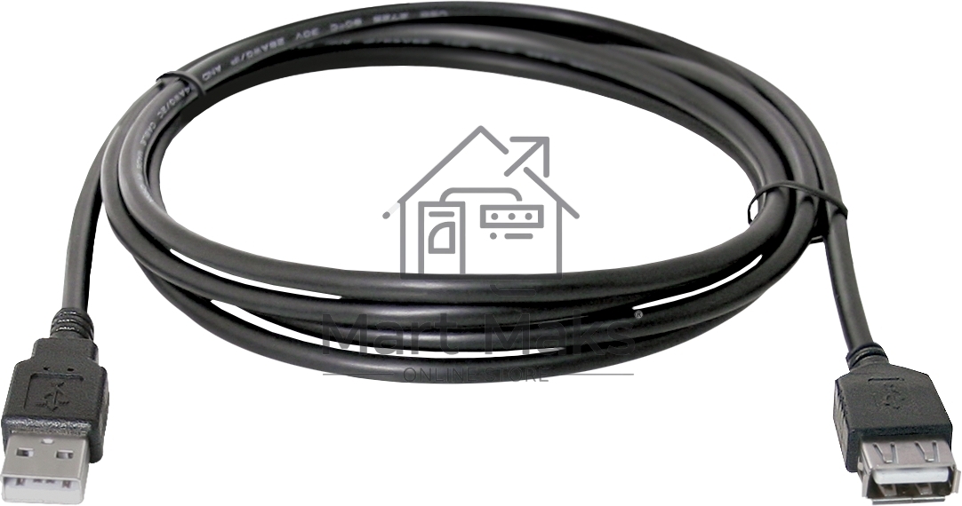 Кабель USB Defender USB02-17 USB2.0 AM-AF, 5.0м (87454)