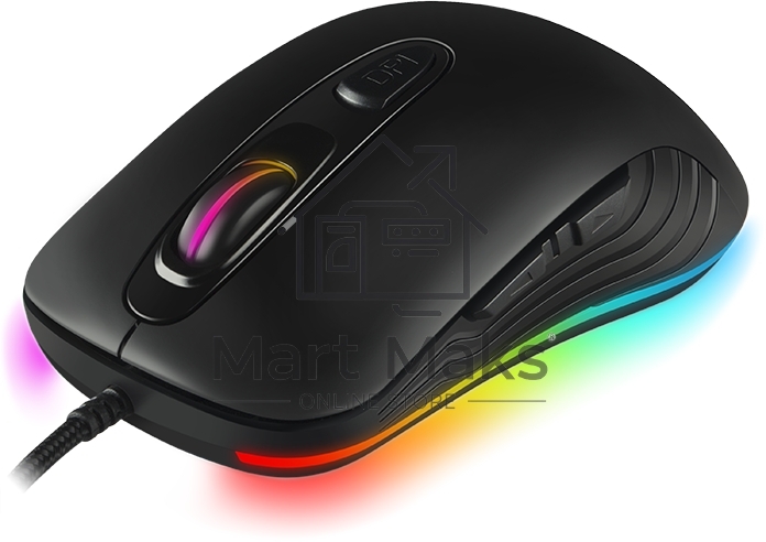 Мышь проводная SVEN RX-G820 черный, 4800 dpi, USB, кнопки - 6