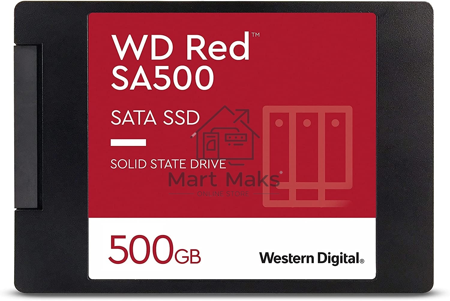 Накопитель SSD WD Red SA500 WDS500G1R0A, 500Gb, SATA III, 2.5