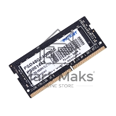 Модуль памяти Patriot SO-DIMM DDR4 8Gb 2400MHz Patriot PSD48G240082S RTL PC4-17000 CL17 260-pin 1.2В dual rank