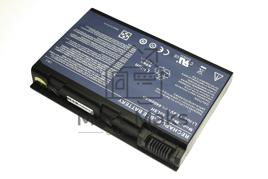 Аккумуляторная батарея для ноутбука Acer Aspire 3690 5110 5680 14.4V 5200mAh OEM черный