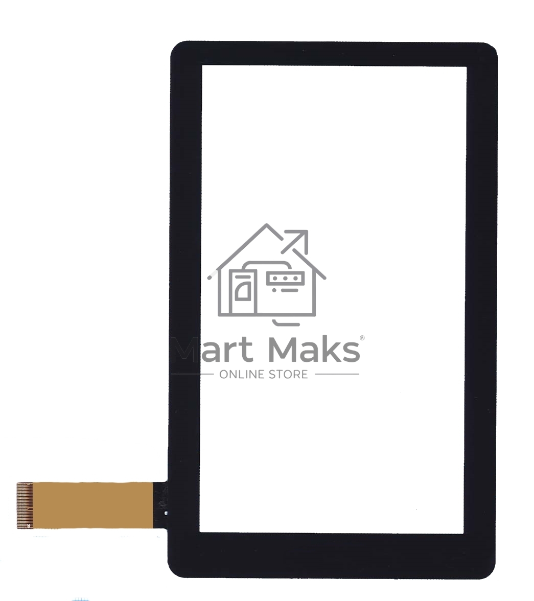 Сенсорное стекло (тачскрин) Ritmix 7, черное