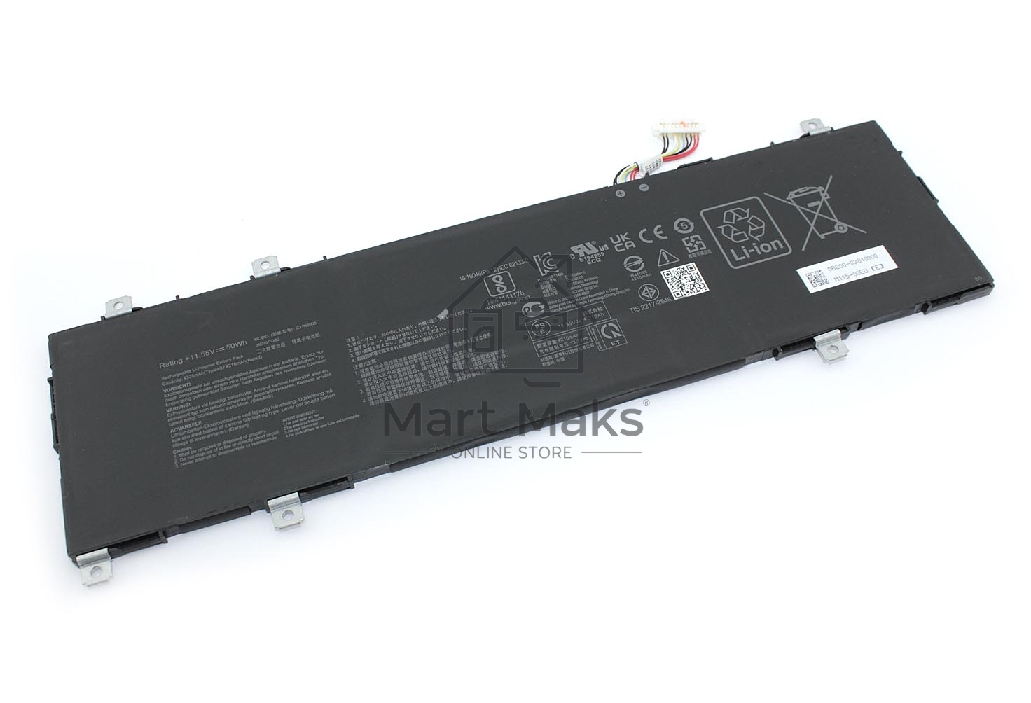 Аккумуляторная батарея для ноутбукa Asus CX3400 11.55V 50Wh