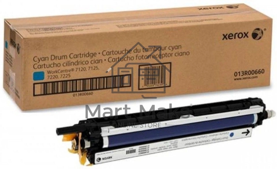 Барабан XEROX 013R00660 WC7120 Cyan Drum Cartridge (51K) GMO