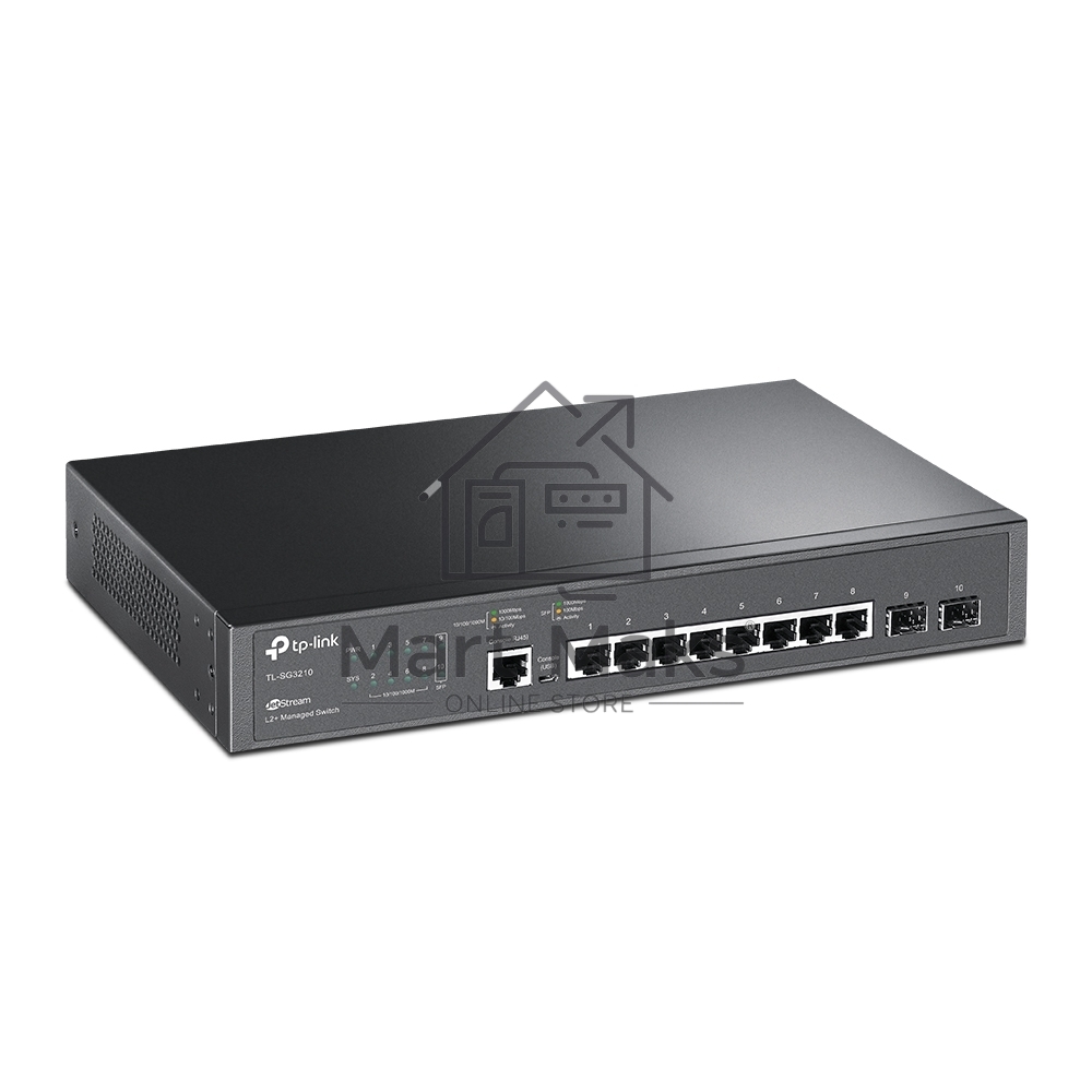 Коммутатор TP-Link SMB TL-SG3210 JetStream 8-Port Gigabit L2 Lite Managed Switch with 2 SFP Slots