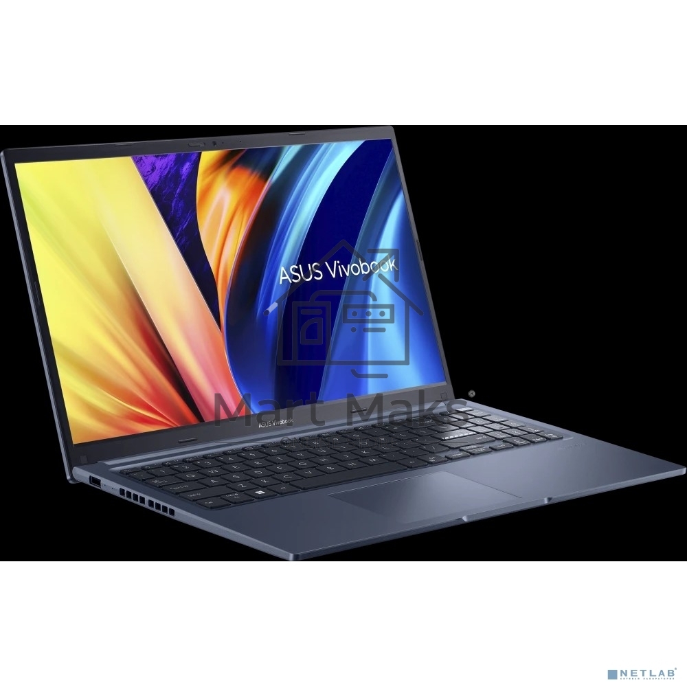 Ноутбук Asus Vivobook 15 X1502VA-BQ924 синий 90NB10T1-M01890 Core i7 13620H 16Gb SSD512Gb Intel Iris Xe graphics 15.6