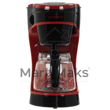 Кофеварка капельная SUPRA CMS-0655 черный/красный, исп. кофе - молотый, 720 мл, 750 Вт.