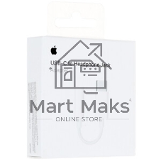 Переходник Apple A2049 MW2Q3FE/A Jack 3.5 (f)-USB Type-C (m) 0.1м белый