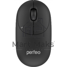 Мышь беспроводная Perfeo SLIM черный, 1200 dpi, радиоканал, USB, кнопки - 3