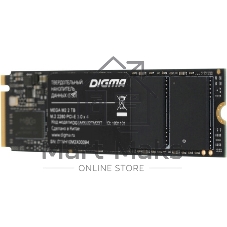 Накопитель SSD Digma Mega M2, 2048 Gb, PCIe 3.0 x4, M.2 2280, NVMe, R/W 3300/3000