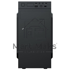 Компьютерный корпус ACD Coffre 102N mATX, черный, 80мм rear FAN, w/o PSU