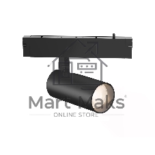 Трековый акцентный светильник Ambrella light GL8015 BK черный IP20 18W 3000-6000K 220V 24° D60*135