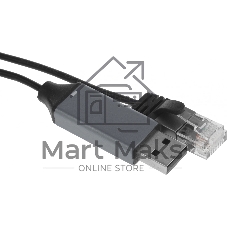 Кабель Buro BU-USB-A-LAN100-2m USB 2.0 A(m) RJ-45 (m) 2м (пакет)