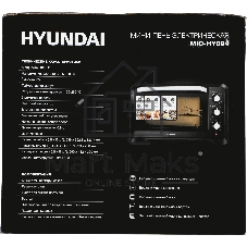 Мини-печь Hyundai MIO-HY094 35 л, 1600 Вт, черный