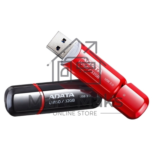 Флешка USB R/W ADATA R/W Flash Drive 32Gb UV150 AUV150-32G-RBK USB3.0, черный