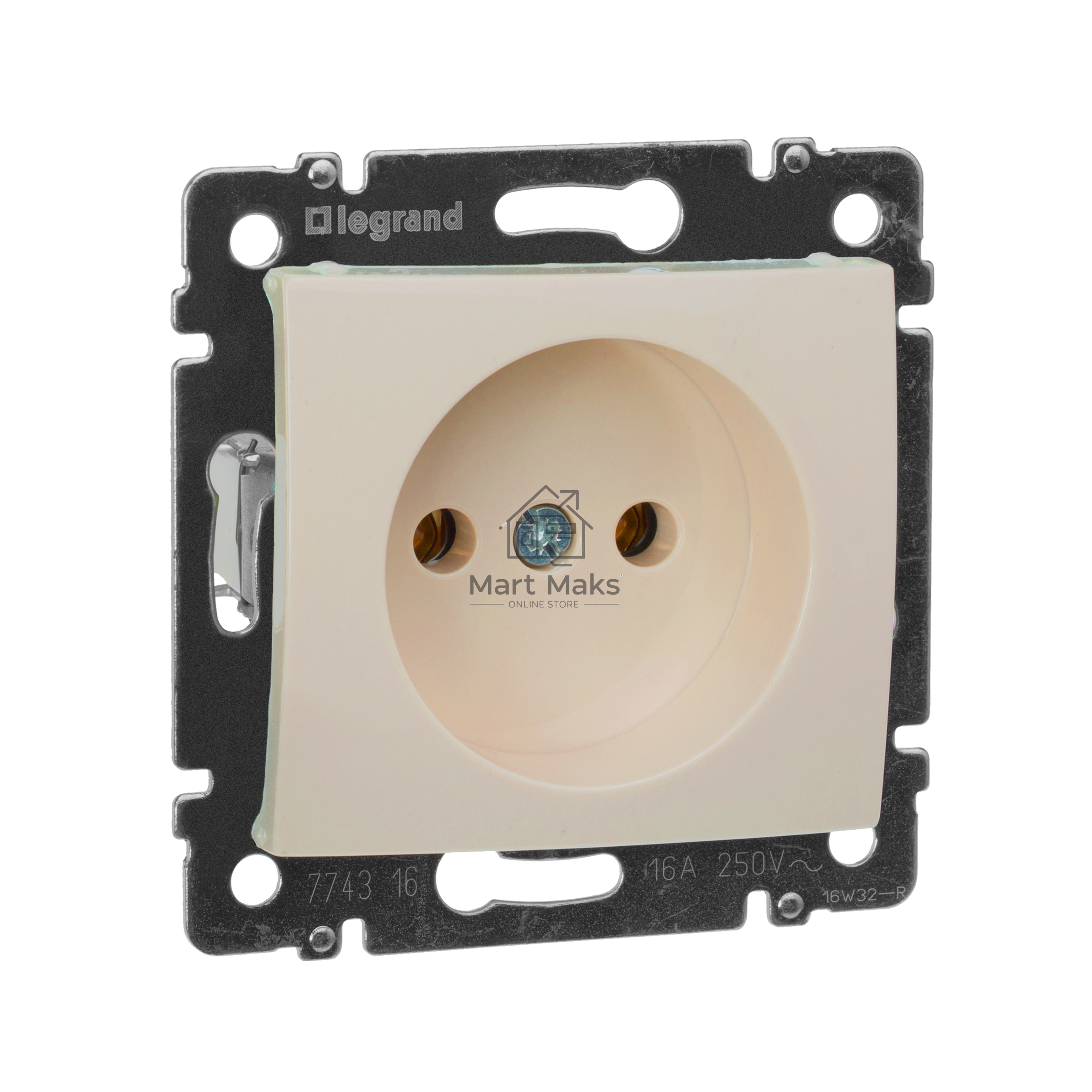 Розетка Legrand 774316 Valena без заземления (слоновая кость)