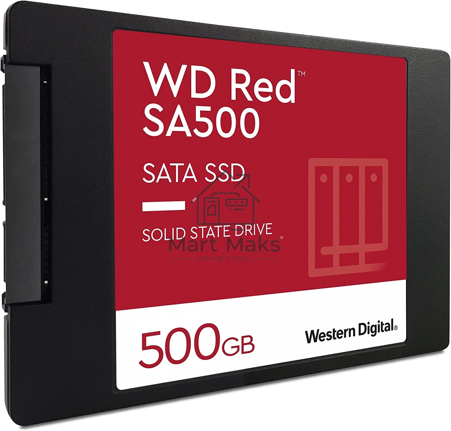 Накопитель SSD WD Red SA500 WDS500G1R0A, 500Gb, SATA III, 2.5