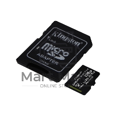 Флеш карта microSDHC 128Gb microSDXC Kingston SDCS2/128Gb Class10 UHS-I Canvas Select up to 100Mb/s с адапт.