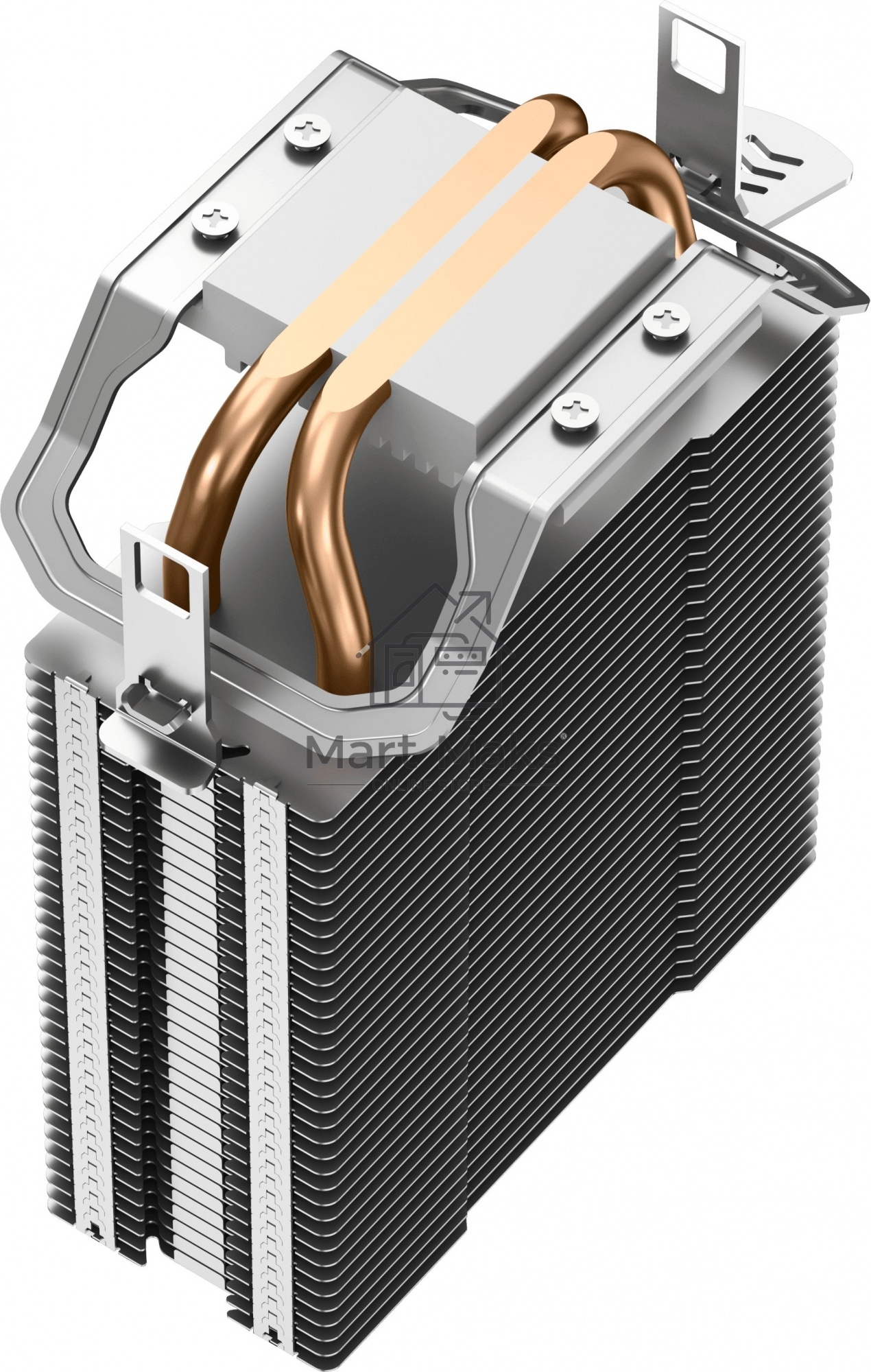 Кулер для процессора DEEPCOOL AG200 черный, 92 мм, алюминий/медь, 3050 об/мин, 30.5 дБ, 4 pin, 100 Вт, 133 мм