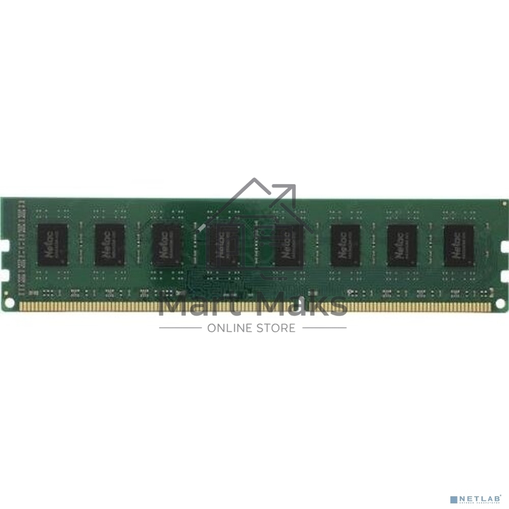 Оперативная память NETAC Basic, DDR3, 4GB (1x4GB), 1600MHz, CL11, DIMM