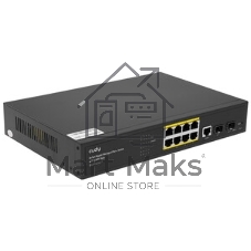 Коммутатор Cudy GS2008PS2, 8×1 Гбит/с, 2×1 Гбит/с SFP