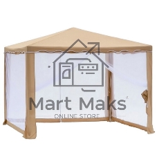Тент садовый GREEN GLADE 1033 3х3х2,5м полиэтилен