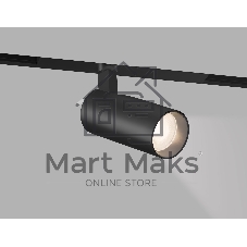 Трековый акцентный светильник Ambrella light GL8015 BK черный IP20 18W 3000-6000K 220V 24° D60*135