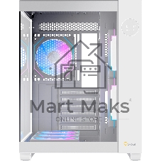 Компьютерный корпус Ocypus Iota C70 WH ARGb ATX/win/белый/6 ARGb fans/no PSU/Tempered Glass