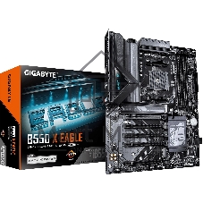 Материнская плата Gigabyte B550 X EAGLE, AM4, AMD B550, 4xDDR4, 4xSATA, 2xM.2, 5xPCIe x16 (1x4.0, 4x3.0), 1xHDMI, 1x 2.5Gb LAN, 4xUSB 2.0, 3xUSB 3.2 Gen 1, 1xUSB 3.2 Gen 2, 1xUSB Type-C, 3x3.5 мм, 7.1, ATX