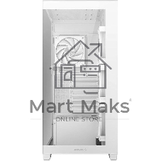 Компьютерный корпус Deepcool CG580 4F V2 WH без БП, боковое окно (панорама), 4x120мм ARGb PWM вентилятора, белый, ATX (R-CG580-WHADA4-G-2)