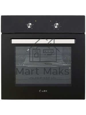 Духовой шкаф электрический LEX EDM 040 BL черный, встраиваемый