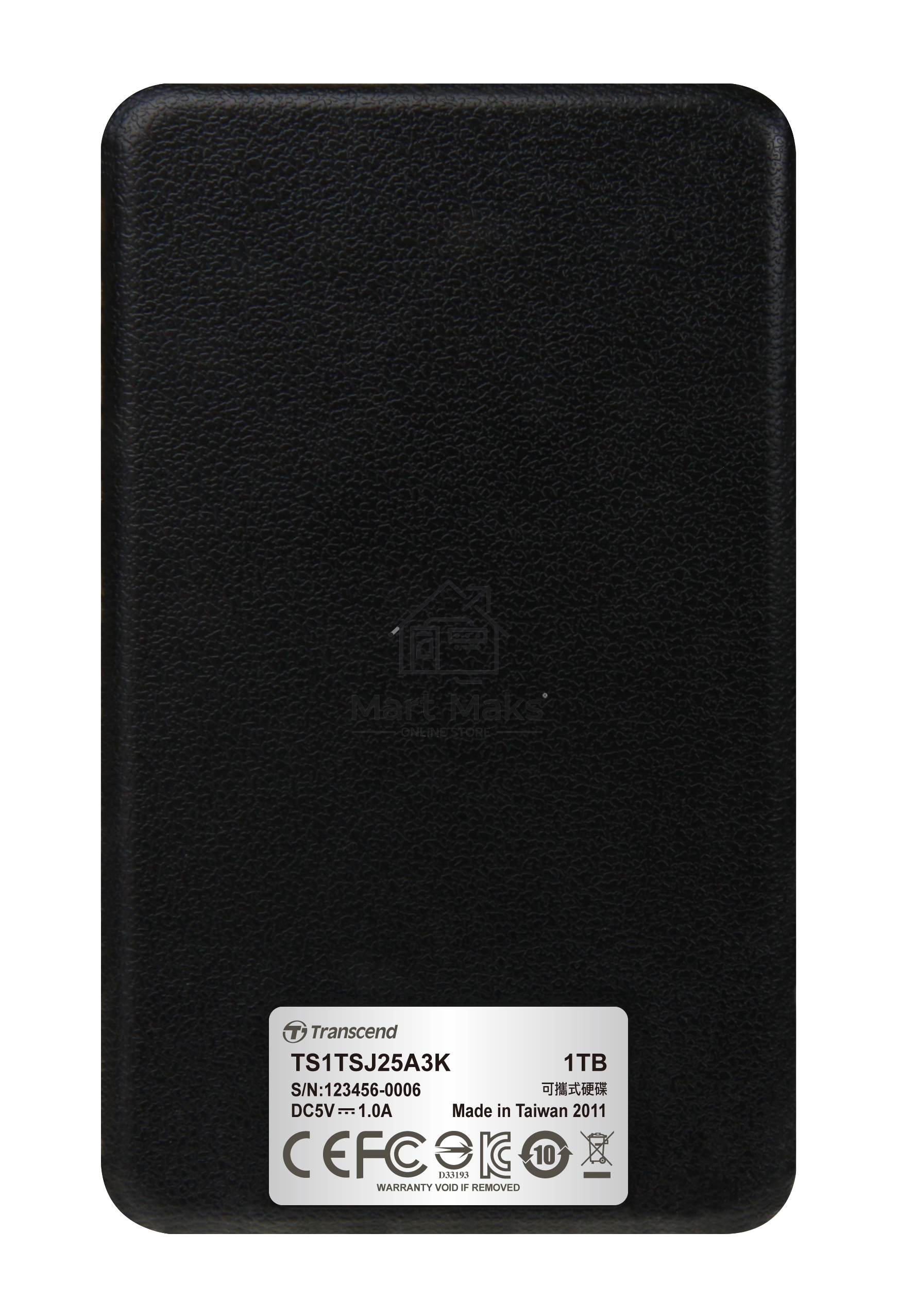 Внешний Жесткий диск Transcend USB 3.0 1Tb TS1TSJ25A3K StoreJet 25A3 2.5