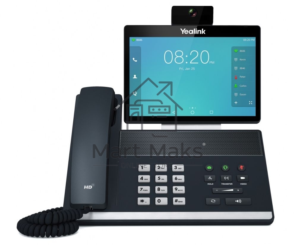 Видеотерминал YEALINK VP59, android, WiFi, Bluetooth, HDMI, с камерой, без БП, шт