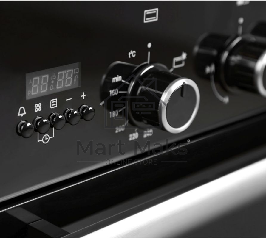 Плита газовая Gefest ПГ 6700-04 черный, конфорок 4 шт, духовка 52 л, 60 см x 85 см x 60 см