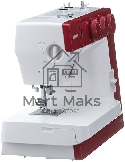 Швейная машина Janome 1522RD 25 операции, петля автомат, верт. челнок, нитевдеватель, мягкий, подарочный набор (шпульки, ножницы, сантиметровая лента, игольница )
