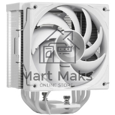 Кулер для процессора PCCooler RZ400 V2 WH белый 120мм алюминий+медь 2000rpm 32db 4-pin 230W 155мм