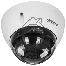 Уличная купольная IP-видеокамера Dahua DH-IPC-HDBW2449EP-S-IL-0280B Smart Dual Light с ИИ 4Мп, 1/2.9” CMOS, объектив 2.8мм, видеоаналитика, ИК до 30м, LED до 30м, IP67, корпус: металл