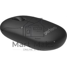 Мышь беспроводная Perfeo SLIM черный, 1200 dpi, радиоканал, USB, кнопки - 3