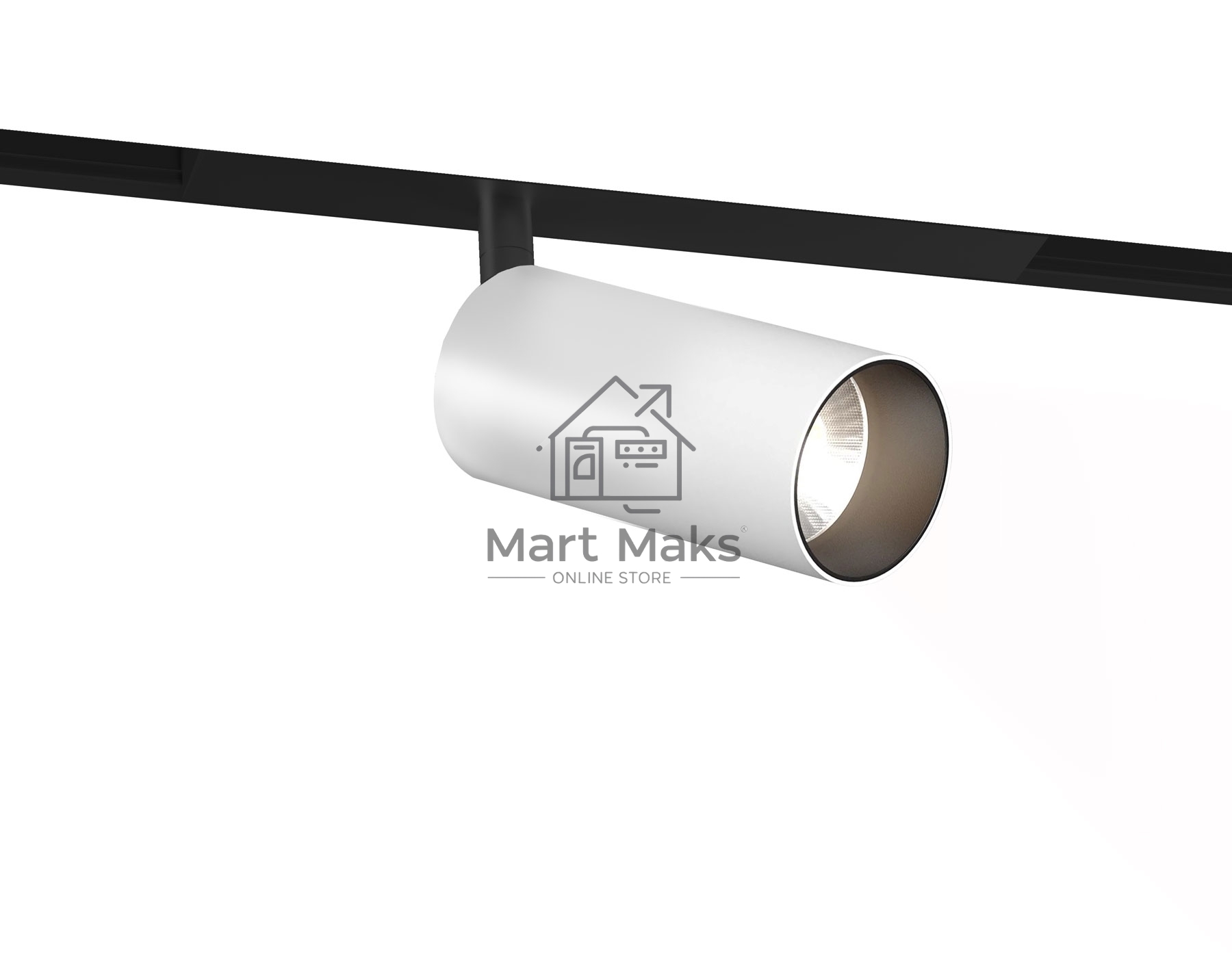 Трековый акцентный светильник Ambrella light GL8020 BK/WH черный/белый IP20 9W 3000-6000K 220V 24° D55*120