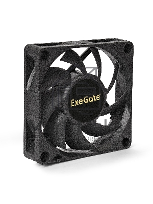 Вентилятор для корпуса ExeGate ExtraSilent ES07015S3P черный, 70 мм, 2000 об/мин, 18 дБ, 3 pin