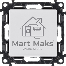 Механизм выключателя 1-кл. СП Valena Life 10А IP20 250В 10АХ с лицевой панелью; безвинтовые зажимы бел. Leg 752401