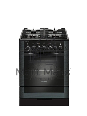 Плита комбинированная Gefest ПГЭ 6502-02 0044 черный, конфорок 4 газовых, духовка 55 л, 60 см x 85 см x 60 см