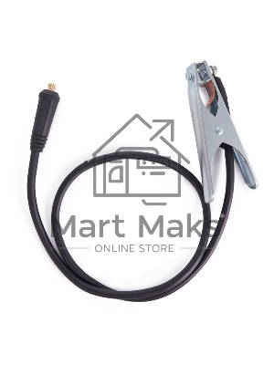 Сварочный кабель с клеммой заземления Rexant 16 мм² 200 А СКР 10-25 3 м