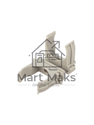 Крепеж-клипса для трубы ø 25 мм серая (10 шт./уп.) Rexant