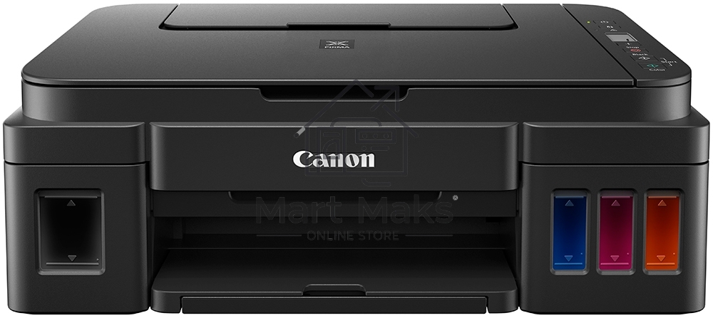 МФУ струйный Canon PIXMA G2410 (2313C009), A4, цветной, печ. 8.8 стр/мин (ч/б) 5 стр/мин (цвет), скан. до 19 стр/мин., 1200 x 4800 dpi (принтер) 1200x600dpi (сканер), USB