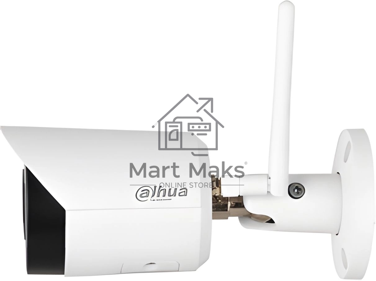 Камера видеонаблюдения IP Dahua DH-IPC-HFW1430DSP-SAW-0360B Wi-Fi 2.8-3.6мм цв. корп.:белый/черный